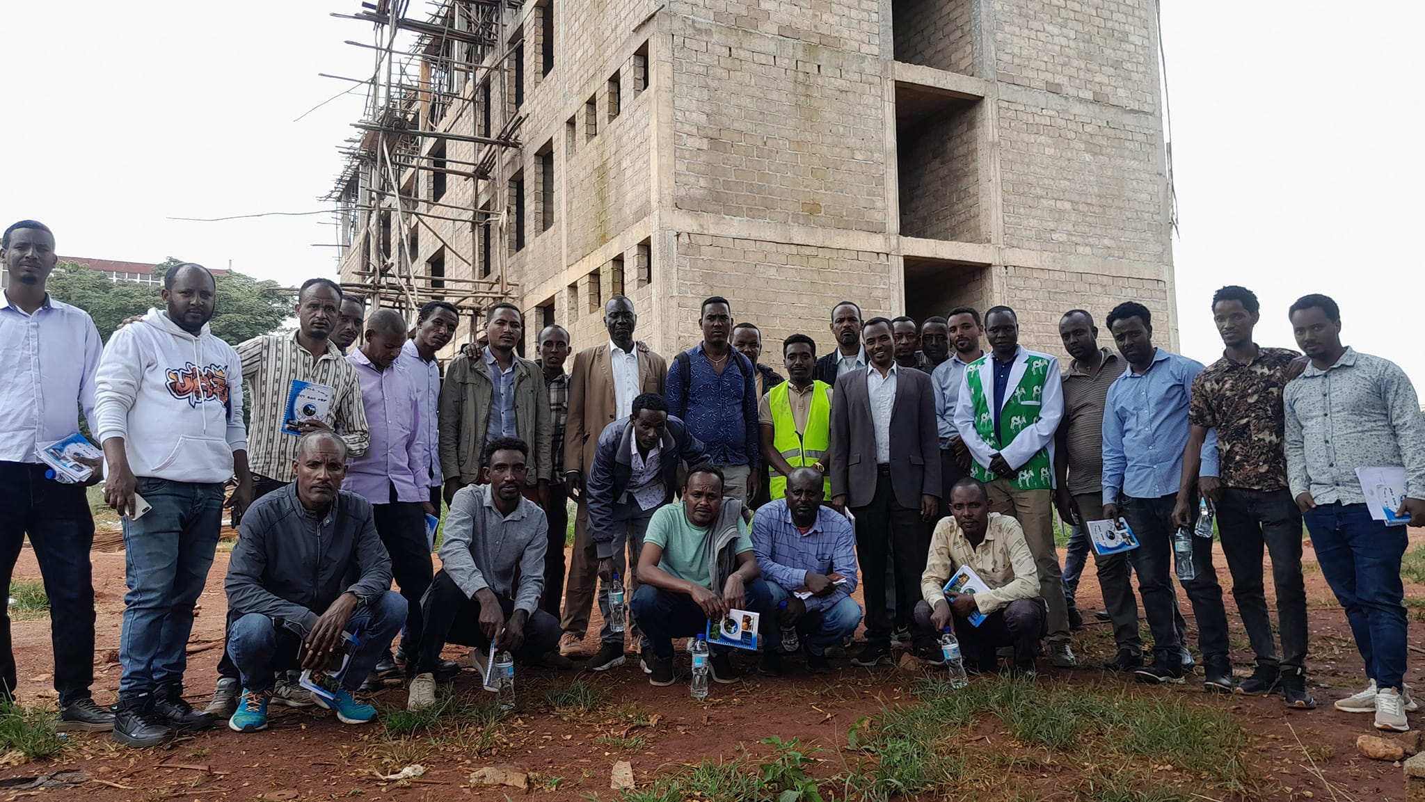 አድሱ እየተገነባ ያለዉ የተቋሙ ዋና መ/ቤት ህንጻ